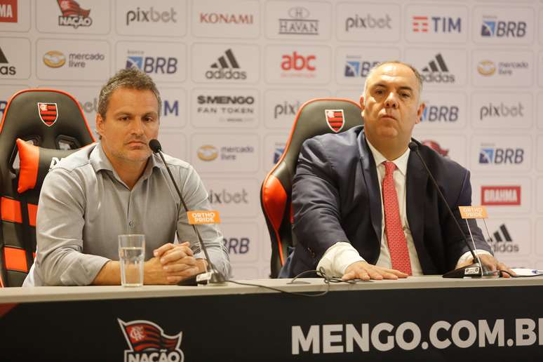 Spindel e Braz no Flamengo 