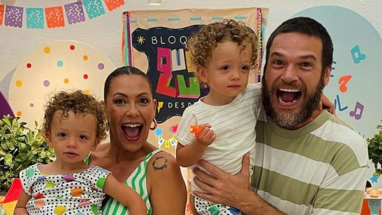 Fabiula Nascimento enchants by showing photos of her twin sons’ birthday party