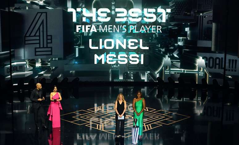 Messi venceu o The Best, mas não compareceu à premiação
