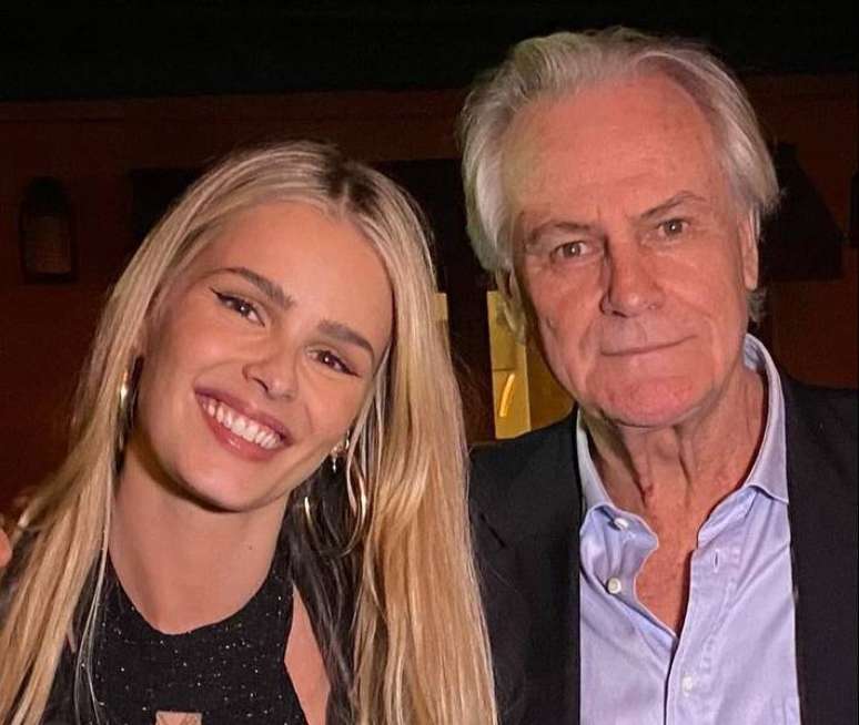 Yasmin Brunet e seu pai Armando Fernandez