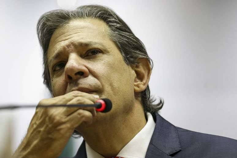 O ministro da Fazenda, Fernando Haddad