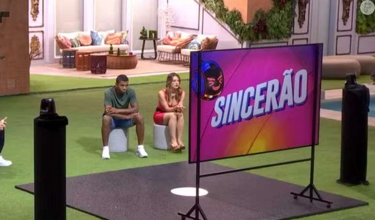 'BBB 24: Davi, Beatriz, Lucas e Pizane participam do primeiro Sincerão do programa.