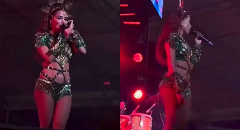 Anitta dá bronca em fã durante show