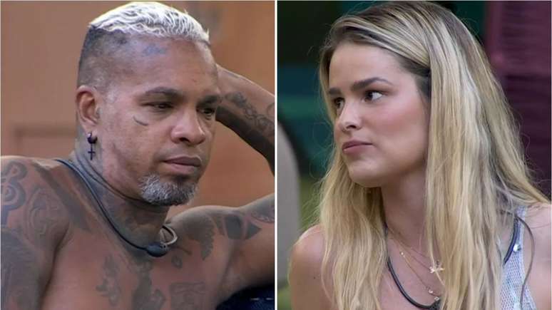 Rodriguinho disse que Yasmin Brunet "já foi melhor", ficou "velha" e que estava "largando mão" de seus cuidados no BBB 24