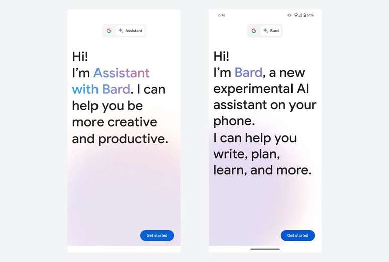 Google pode abandonar o nome "Assistente com Bard" (Imagem: Reprodução/9to5Google)