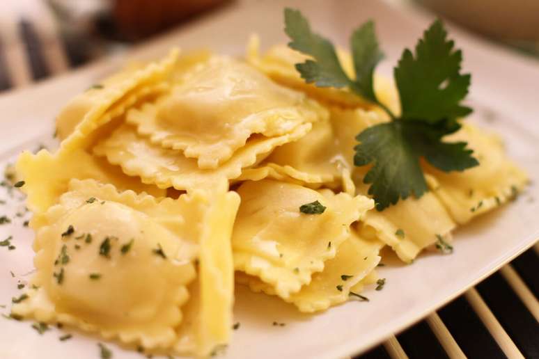 Spinach ravioli with tofu Spinach ravioli with tofu