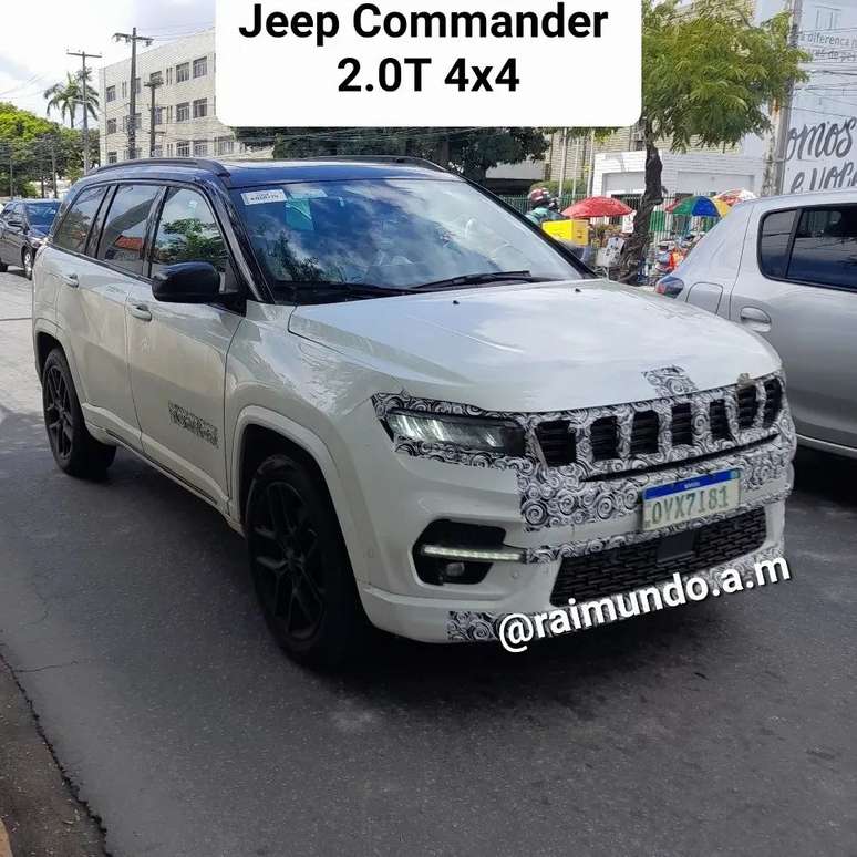 Novo Jeep Commander flagrado em testes