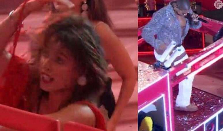 'BBB 24': Beatriz rouba a cena novamente em festa com Léo Santana, Kevin o Chris e Pixote.