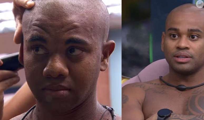 'BBB 24': Após escapar de dois Paredões, Davi decide tirar todo o cabelo e é comparado à Cezar Black.