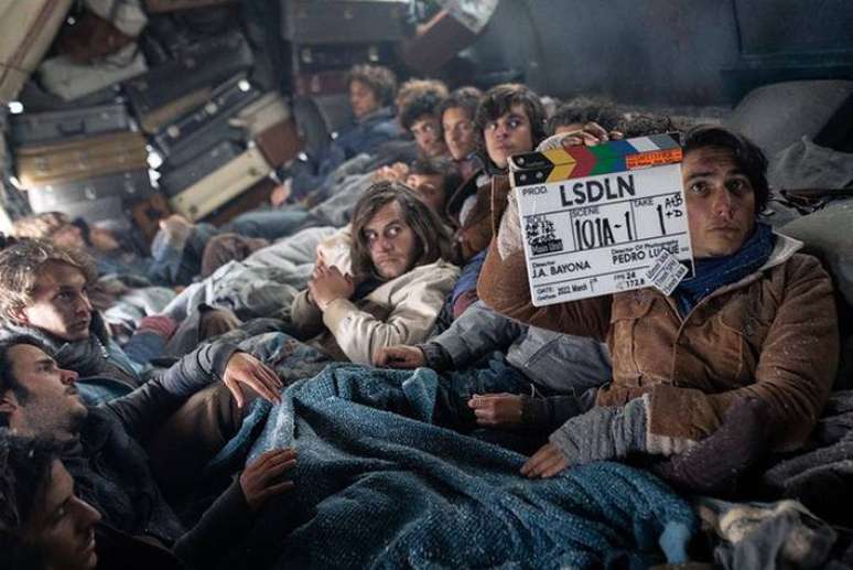 Filmagens do filme 'A sociedade da Neve', de Juan Bayona