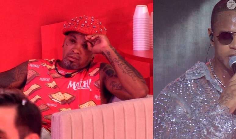 'BBB 24': Rodriguinho fica sentado em show de Léo Santana.