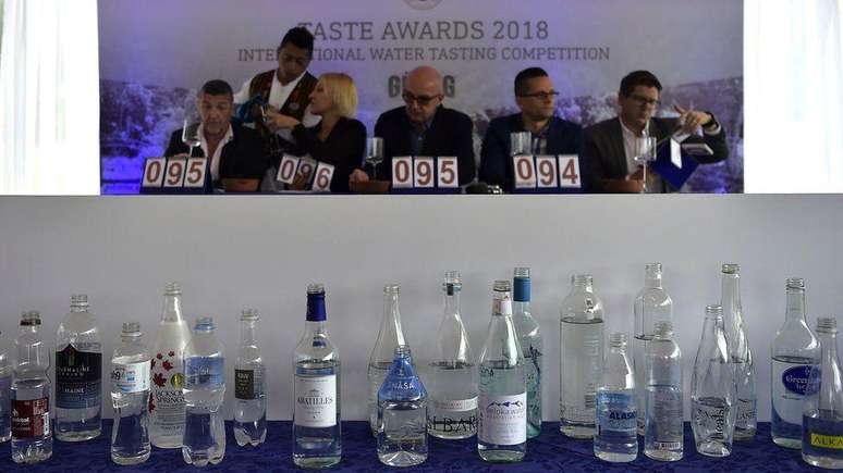 Sommeliers em campeonato que ocorreu em 2018 no Equador