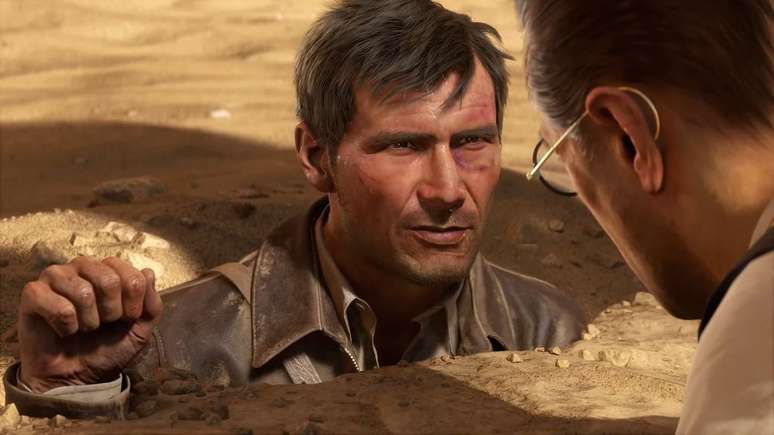 Digital Harrison Ford in Indiana Jones and the Great Circle (Image: Reproduction/MachineGames) Digital Harrison Ford in Indiana Jones and the Great Circle (Image: Reproduction/MachineGames)
