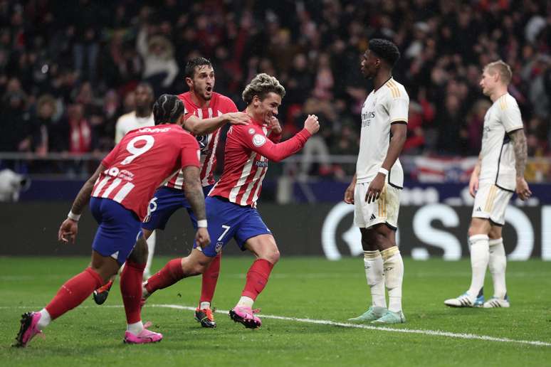 Griezmann fez um belo gol na vitória do Atlético de Madrid 