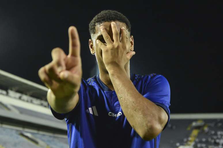 SP – 17/01/2024 – Cruzeiro x Santos, oitavas de final da Copa SP de Futebol Junior, na Arena Barueri, em Barueri, SP.