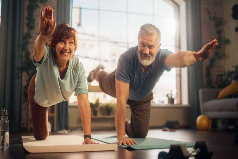 Atividade física na melhor idade ajuda a manter o bem-estar do corpo