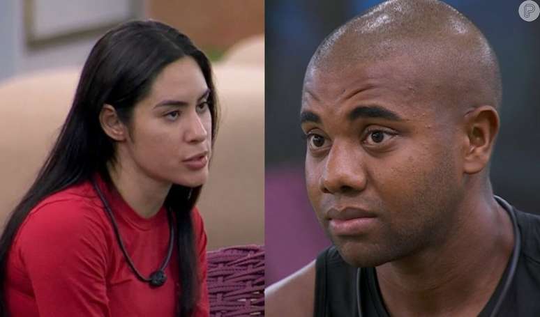 Davi leva chamada de atenção de Isabelle no 'BBB 24'.