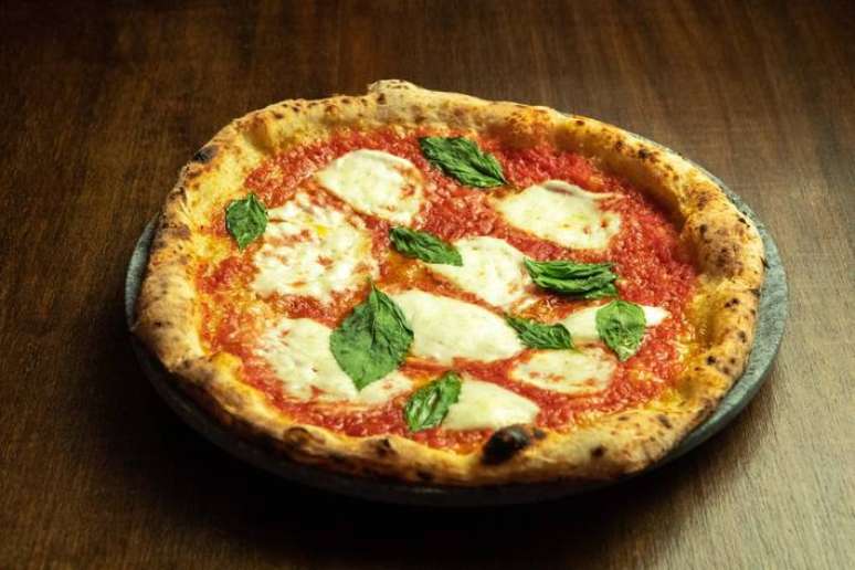 A margherita da pizzaria Leggera.