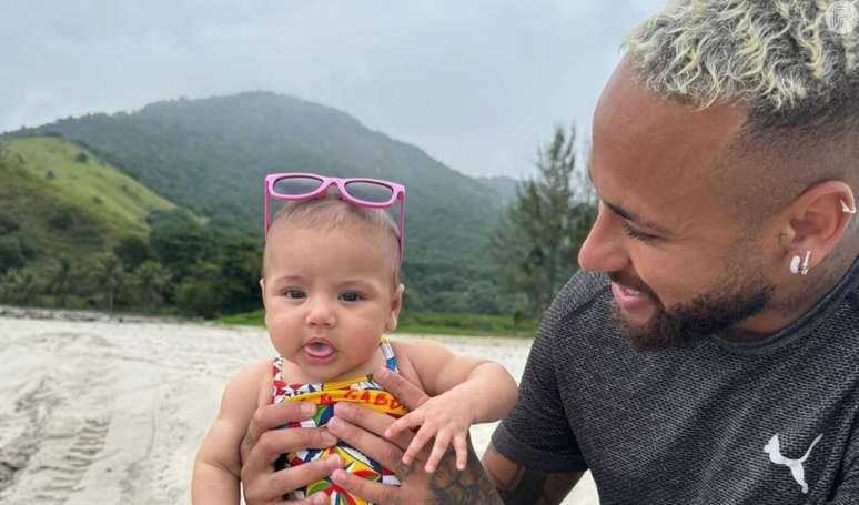 Emphasized baby!  The favorite swimsuit of Mavie, daughter of Neymar and Bruna Biancardi, costs the price of a dream car