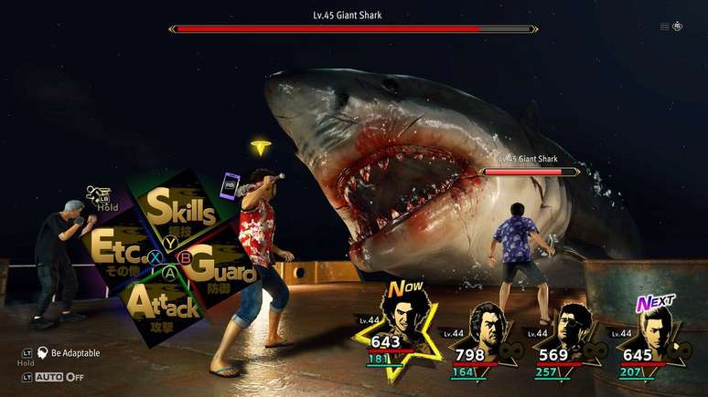Brigue até com um tubarão se você quiser (Imagem: Divulgação/Sega)