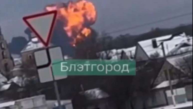 Avião russo cai na região de Belgorod –