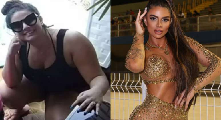 Antes e depois da musa da Barroca Zona Sul