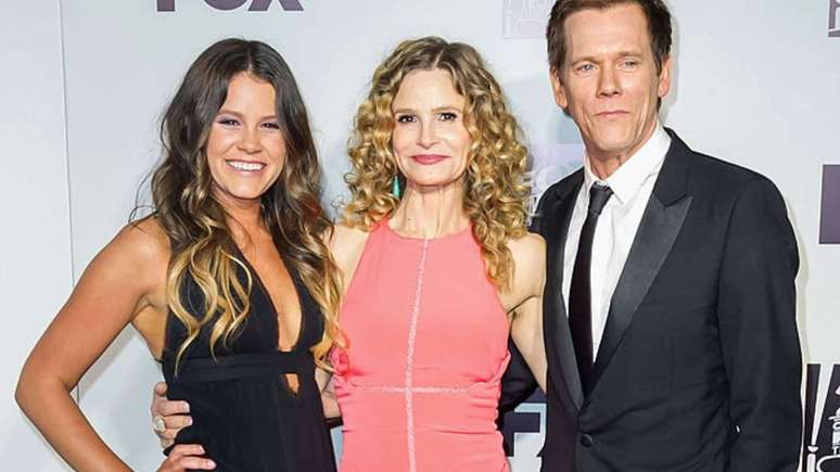 Sosie Bacon, Kyra Sedgwick e Kevin Bacon.