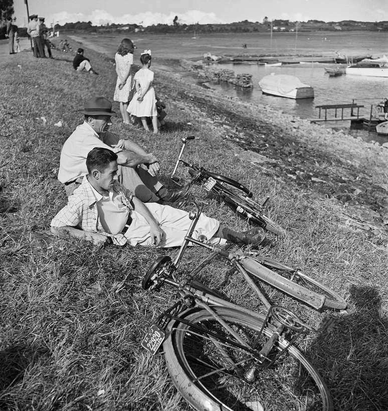 Scheier fez fotos do bairro de Santo Amaro em 1948, quando a região ainda era bastante campestre