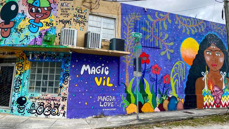 Mural em Little Haiti
