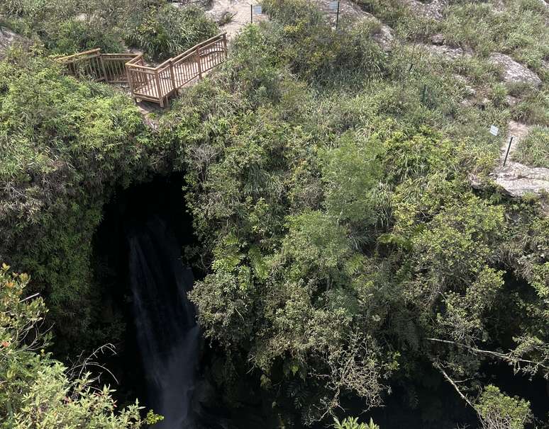 O Buraco do Padre visto de cima