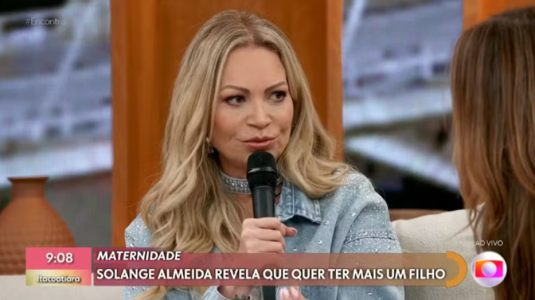 Solange Almeida revelou planejar gravidez no programa Encontro