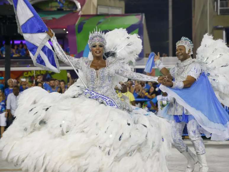Beija-Flor no Desfile das Campeãs do Carnaval do Rio, na Sapucaí