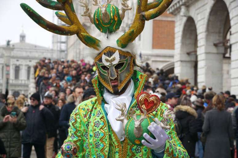 Celebração do Carnaval de Veneza em 2023