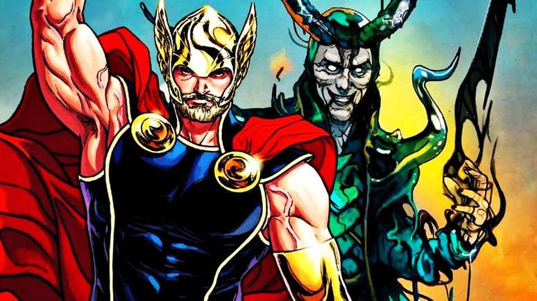 Loki returns to being Thor’s rival and warns him that he will be the one to kill his brother