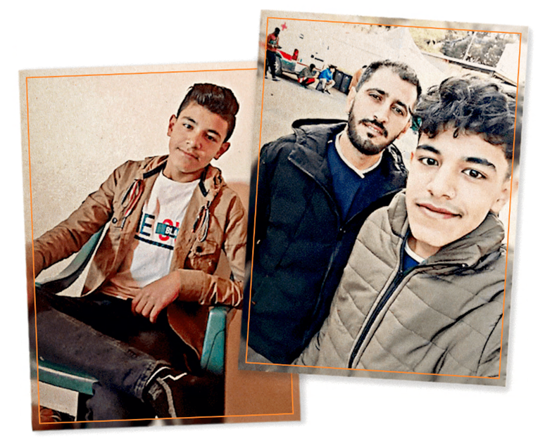 Obada e seu irm&atilde;o mais velho Ayser