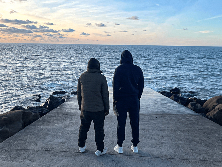 Rampa na costa de Wimereux onde ocorreu o incidente