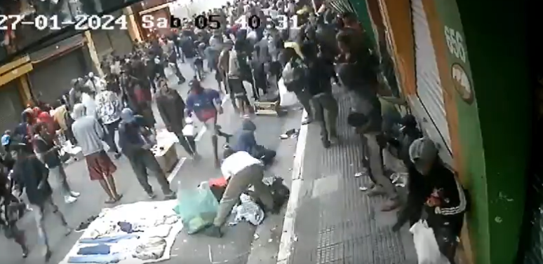 Vídeo mostra momento em que loja é saqueada na região da Cracolândia: 'Assustador'