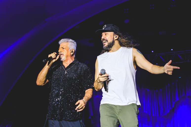Lulu Santos e Gabriel Pensador se apresentam juntos em Festival de Ver&atilde;o