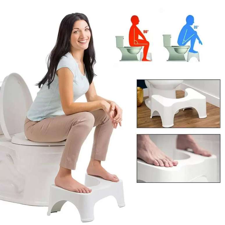 Banquinhos de apoio comercializados na internet podem ser solu&ccedil;&atilde;o para quem tem dificuldades de evacuar