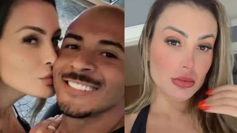 Andressa Urach e Lucas Ferraz