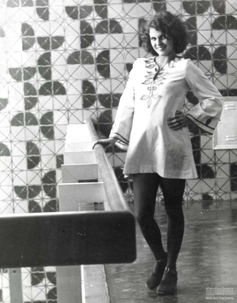 Atriz Leila Diniz em 1971, um ano antes de sua morte