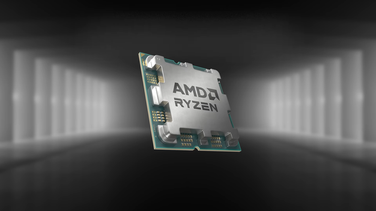 Os futuros processadores Granite Ridge de desktop vão manter a compatibilidade com placas-mãe do soquete AM5 (Imagem: Divulgação/AMD)