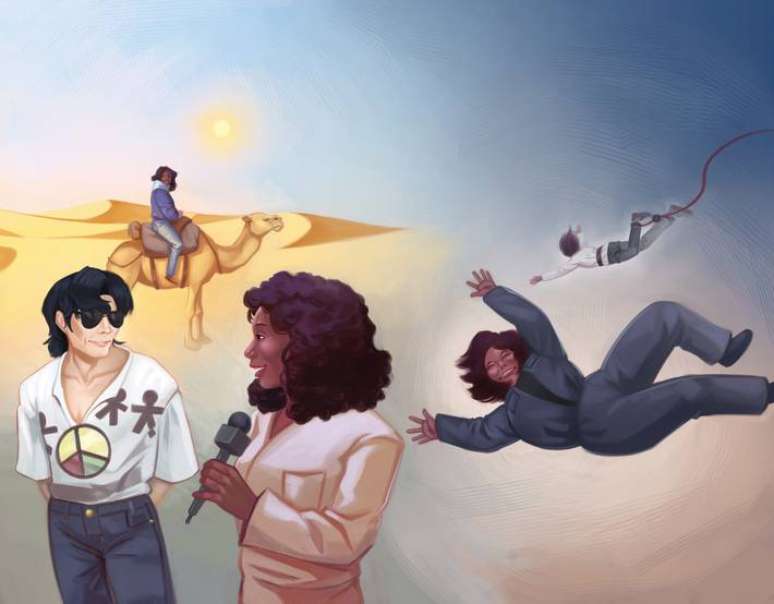 Gl&oacute;ria Maria ganha biografia ilustrada um ano ap&oacute;s a morte.