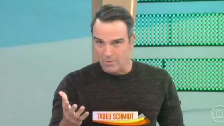 Tadeu Schmidt (Reprodu&ccedil;&atilde;o/Globo)