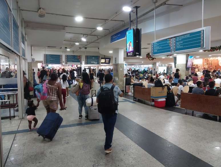 Rio’s bus station will see a lot of movement during Carnival