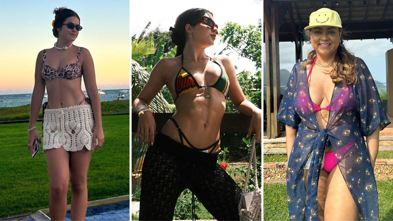 Biquínis e saídas de praia para mala de viagem de Carnaval 