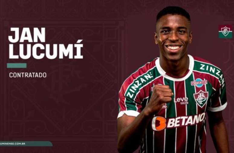 - Fotos: Marcelo Gon&ccedil;alves/FFC - Legenda: Jan Lucum&iacute; &eacute; mais um refor&ccedil;o do Fluminense para a temporada de 2024
