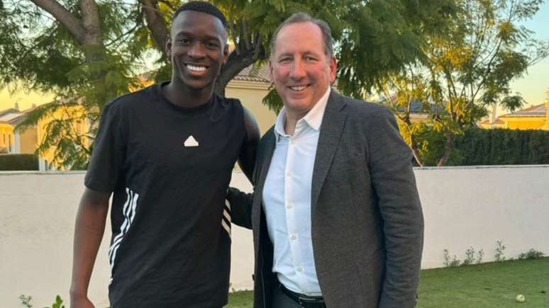 John Textor e Luiz Henrique, do Botafogo 