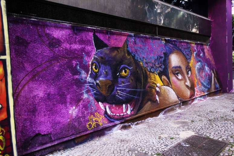 Beco do Pantera, na Lapa, vem sendo grafitado pela Tropa de Solidariedade h&aacute; dois anos. Artistas querem ocupar e revitalizar a regi&atilde;o