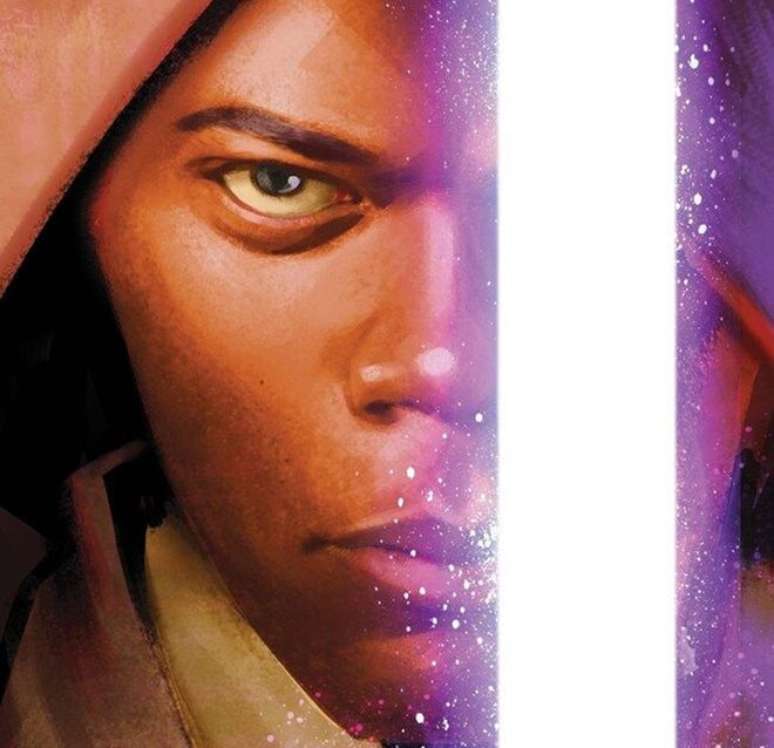 Mace Windu sempre foi um Mestre Jedi e líder eleito do Conselho Jedi, contudo, nessa nova série em quadrinhos, ele estará ainda jovem e em evolução, como Cavaleiro Jedi (Imagem: Divulgação/Marvel Comics)